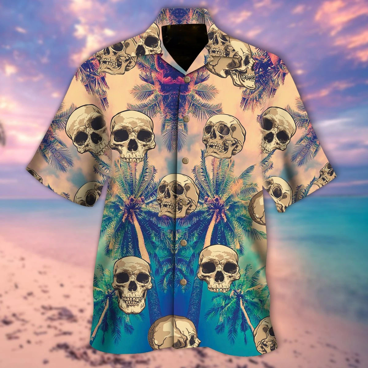 Ferocious Skulls Hawaii Shirt Unisex Adult Ha98495