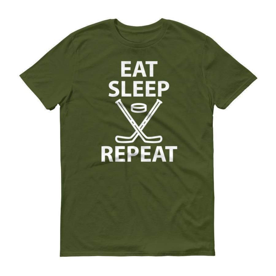 Hockey Shirt Eat Sleep Hockey and Repeat for Hockey Players – Beautiful ...