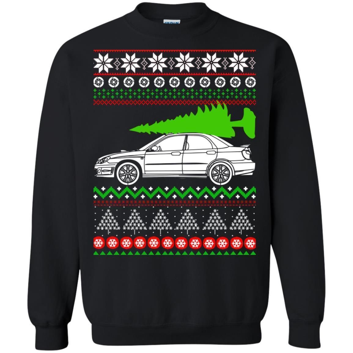 Check Out This Awesome Subaru WRX STI Hawkeye Christmas Sweater T-Shirt