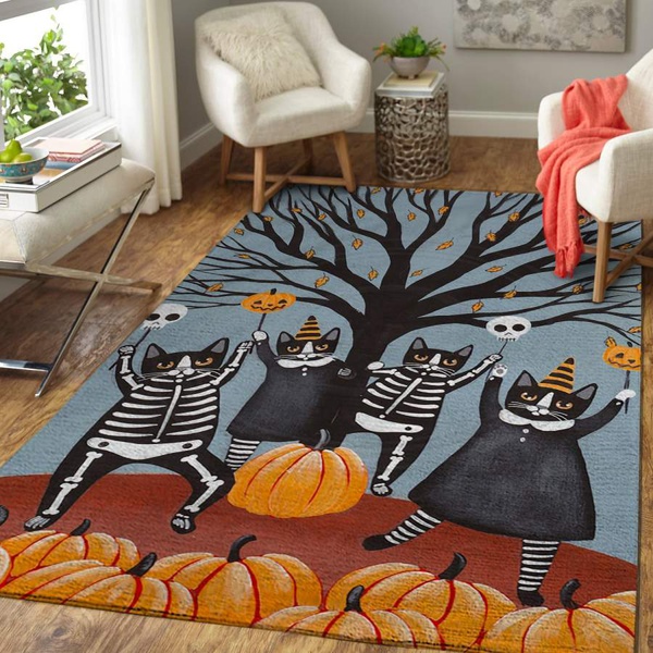 Halloween Cats FCP190827 Area Rug Floor Decor