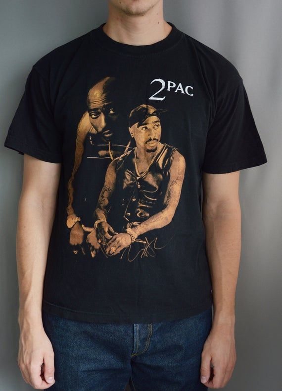 Vintage 90S Tupac 2Pac Bootleg Shirt Dr Dre Snoop Dogg Shirt