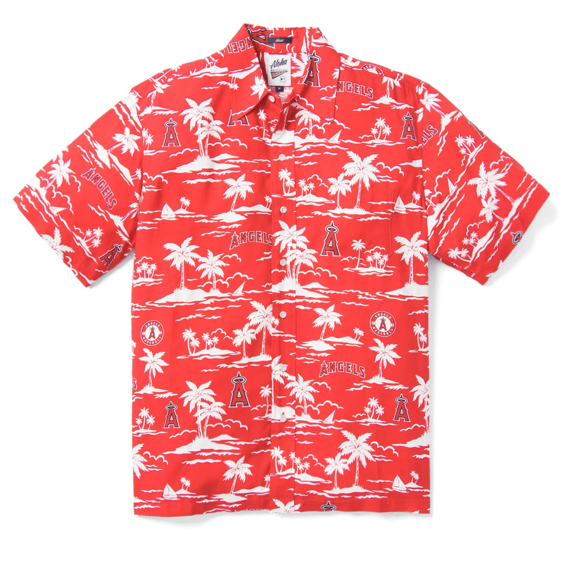 Los Angeles Angels Vintage Hawaiian Shirt