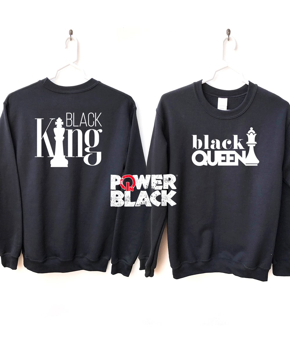 King And Queen Sweatshirt Set