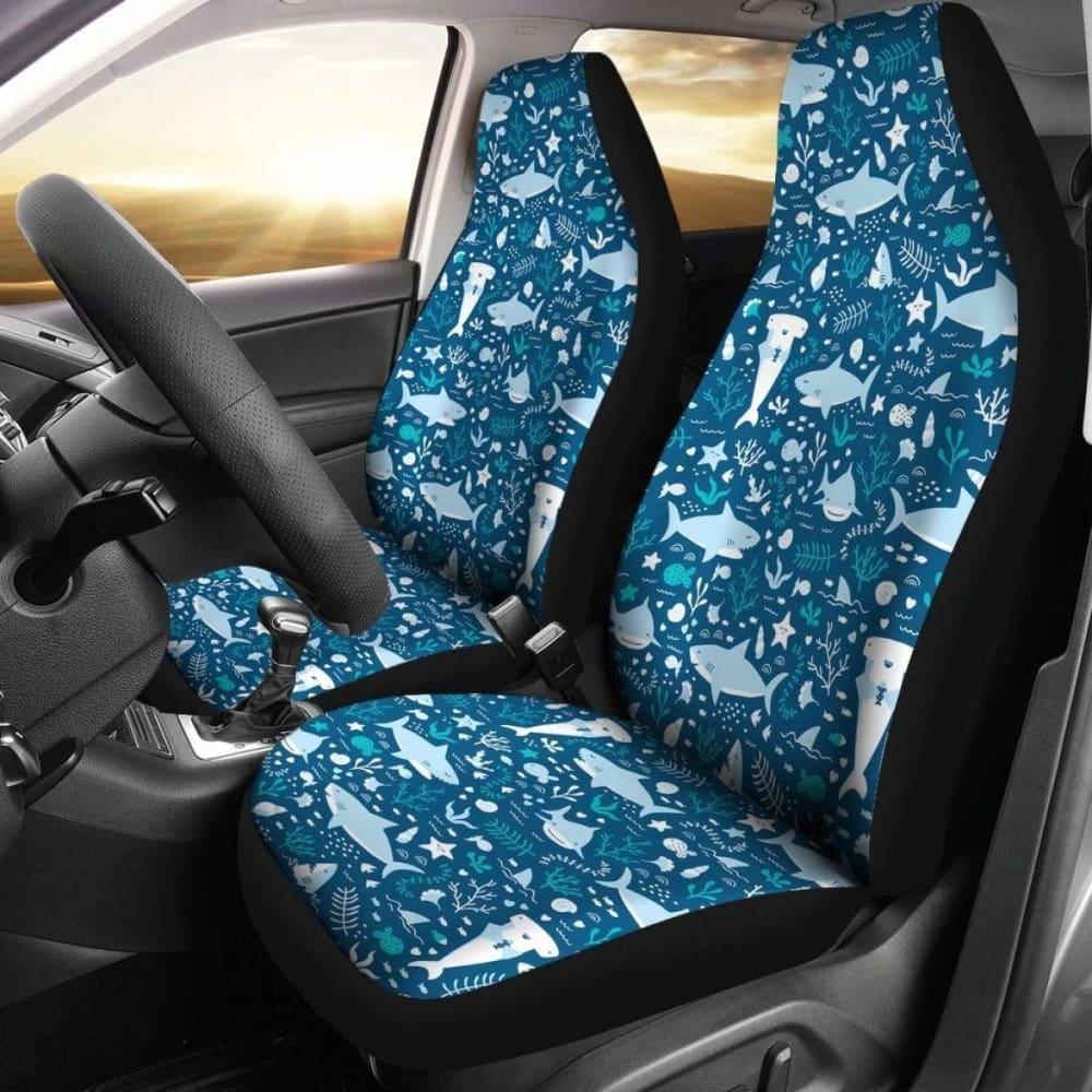 Shark & Other Sea Animals Shark Car Seat Covers 04 102802