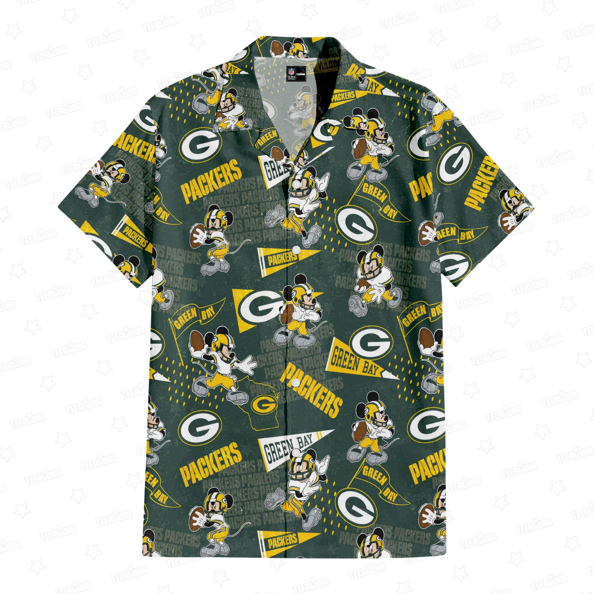 Green Bay Packers x Mickey Mouse Hawaiian Shirt