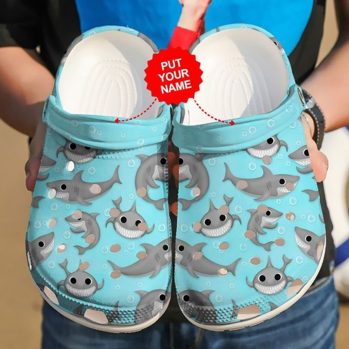 Cute Sharks Pattern clog Shoes Shark