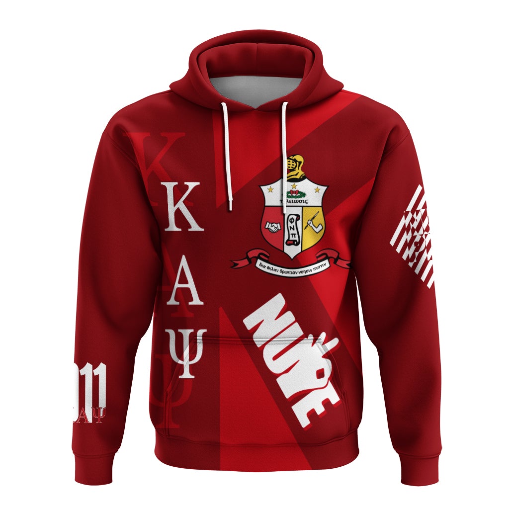 Kappa Alpha Psi Nupe Personalized Hoodie Crimson King Lt7