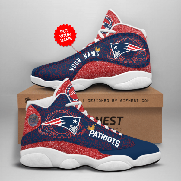 Personalized New England Patriots Air Jordan 13 Sneakers Shoes Hot 2022 For Men Women Nd