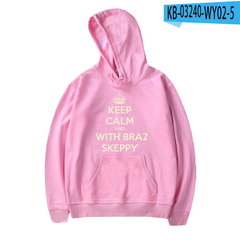 Skeppy print spring and autumn punk street men/women street novelty style fleece hooded fleece kawaii style tops alx