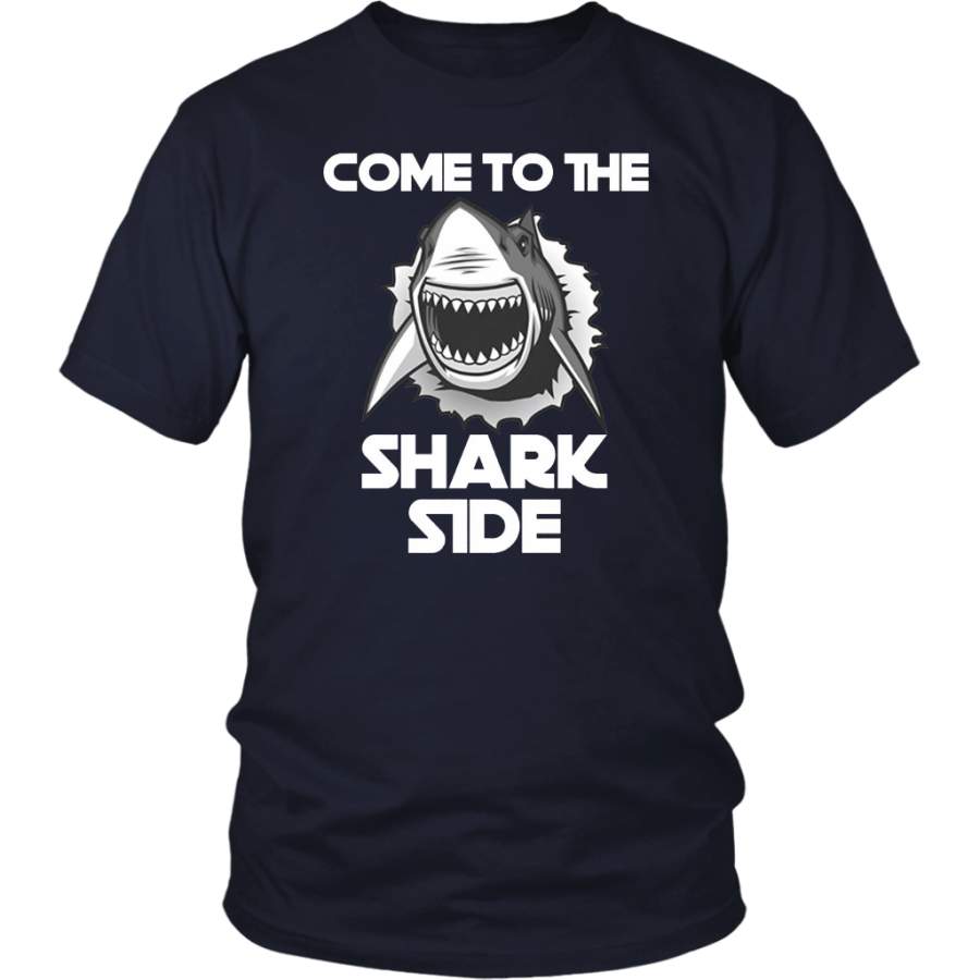 Come To the Shark Side Funny Maritime Life Dark Force Shirt