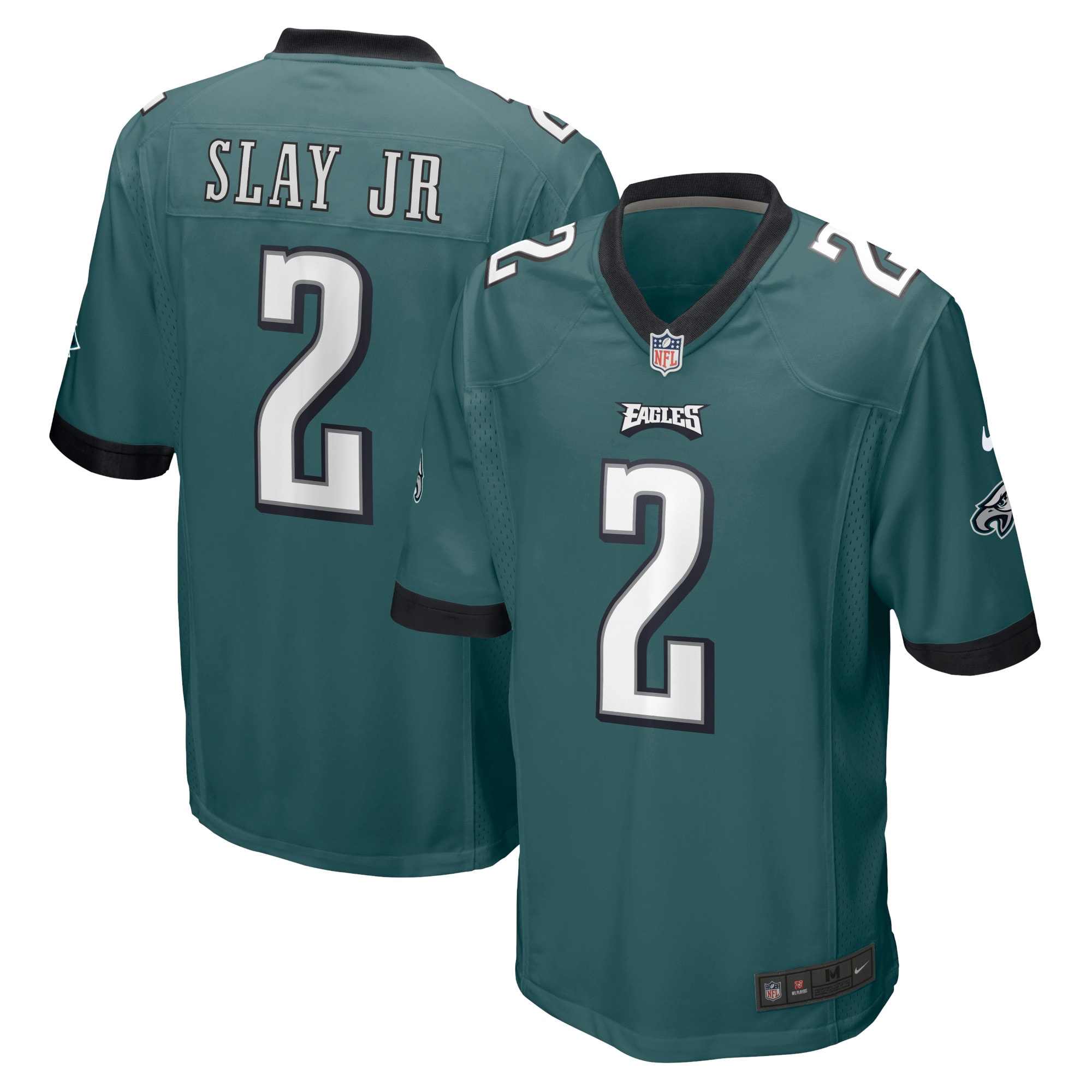 Men’s Philadelphia Eagles Darius Slay Jr. Midnight Green Game Jersey