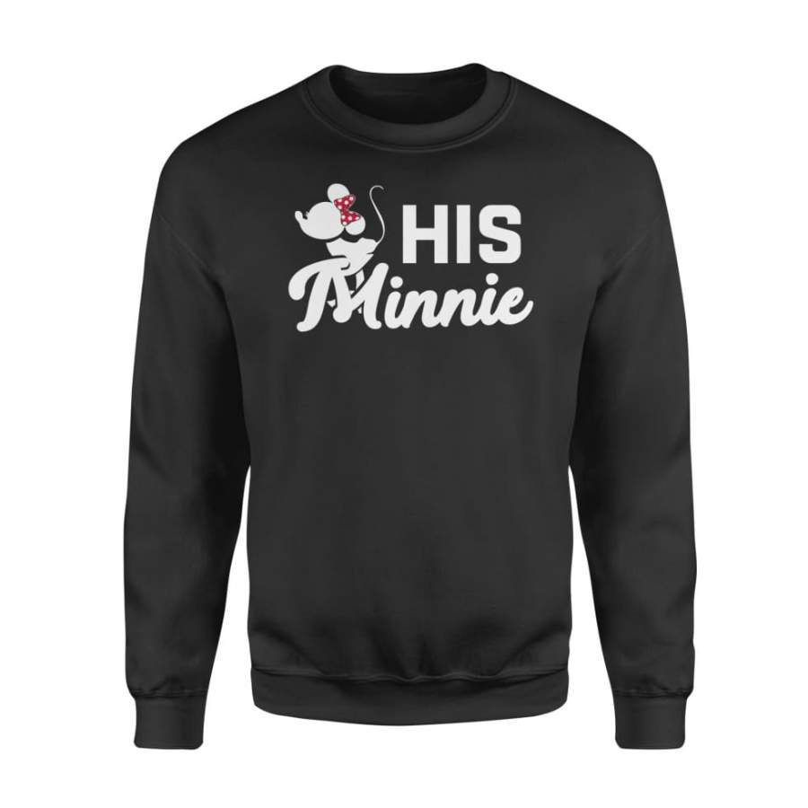 Valentine’s Day Couple Matching Shirt His Minnie – Standard Fleece Sweatshirt