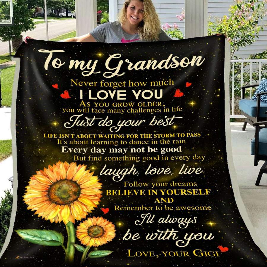 Blanket Gigi Gift For  Grandson   I’ll Always Be With You