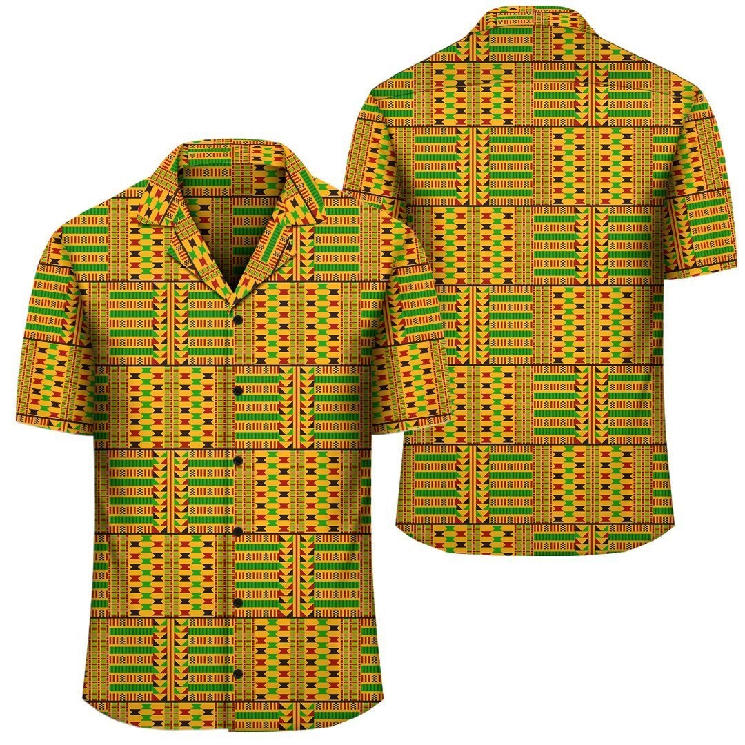 Africa Hawaiian Shirt – Kente Hawaiian Shirt Root Color