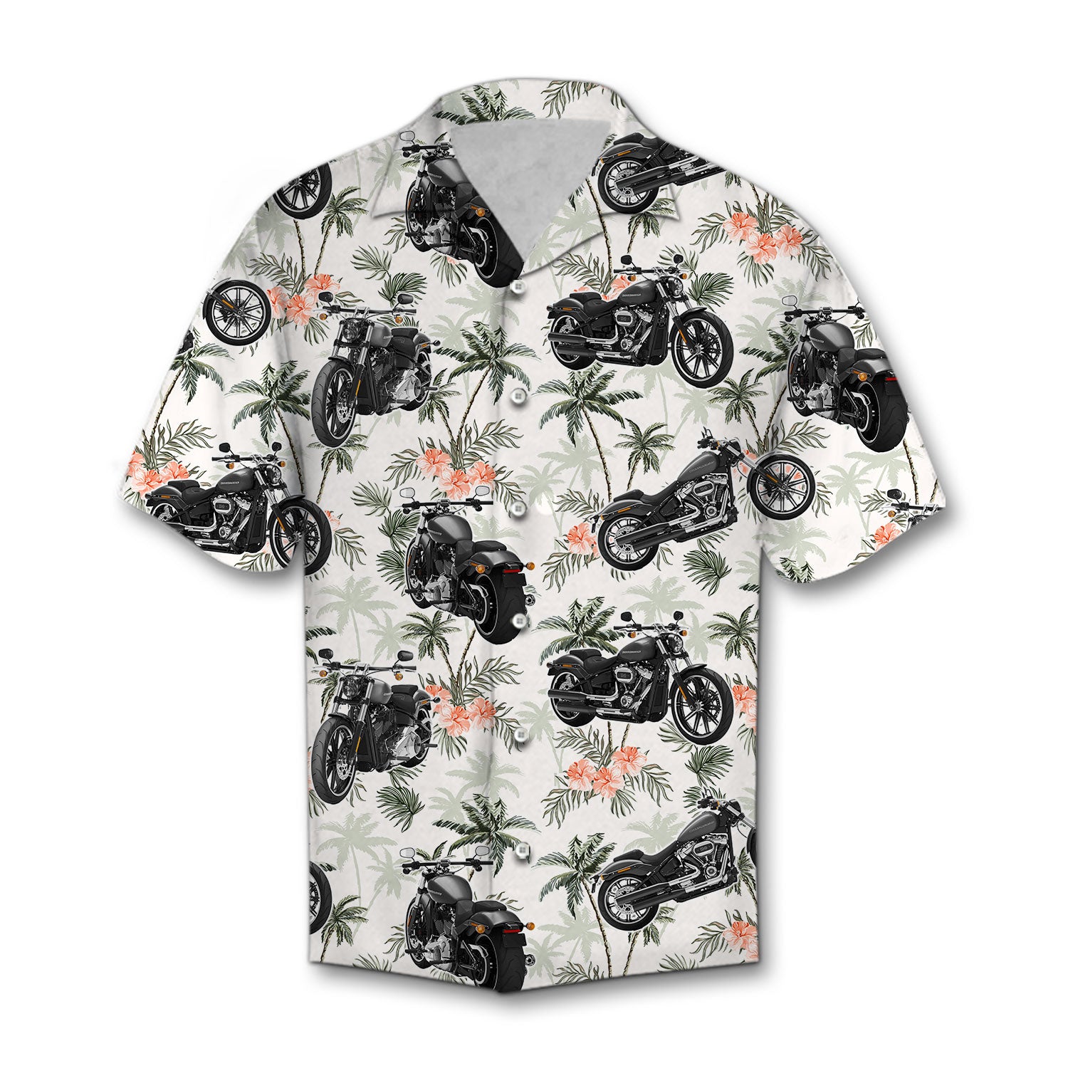 Custom Motorbike Tropical Vintage Hawaii Shirt Personalizedwitch For Motorcyle Ha105123