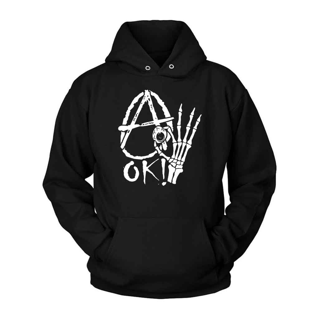 A Ok Skeleton Unisex Hoodie