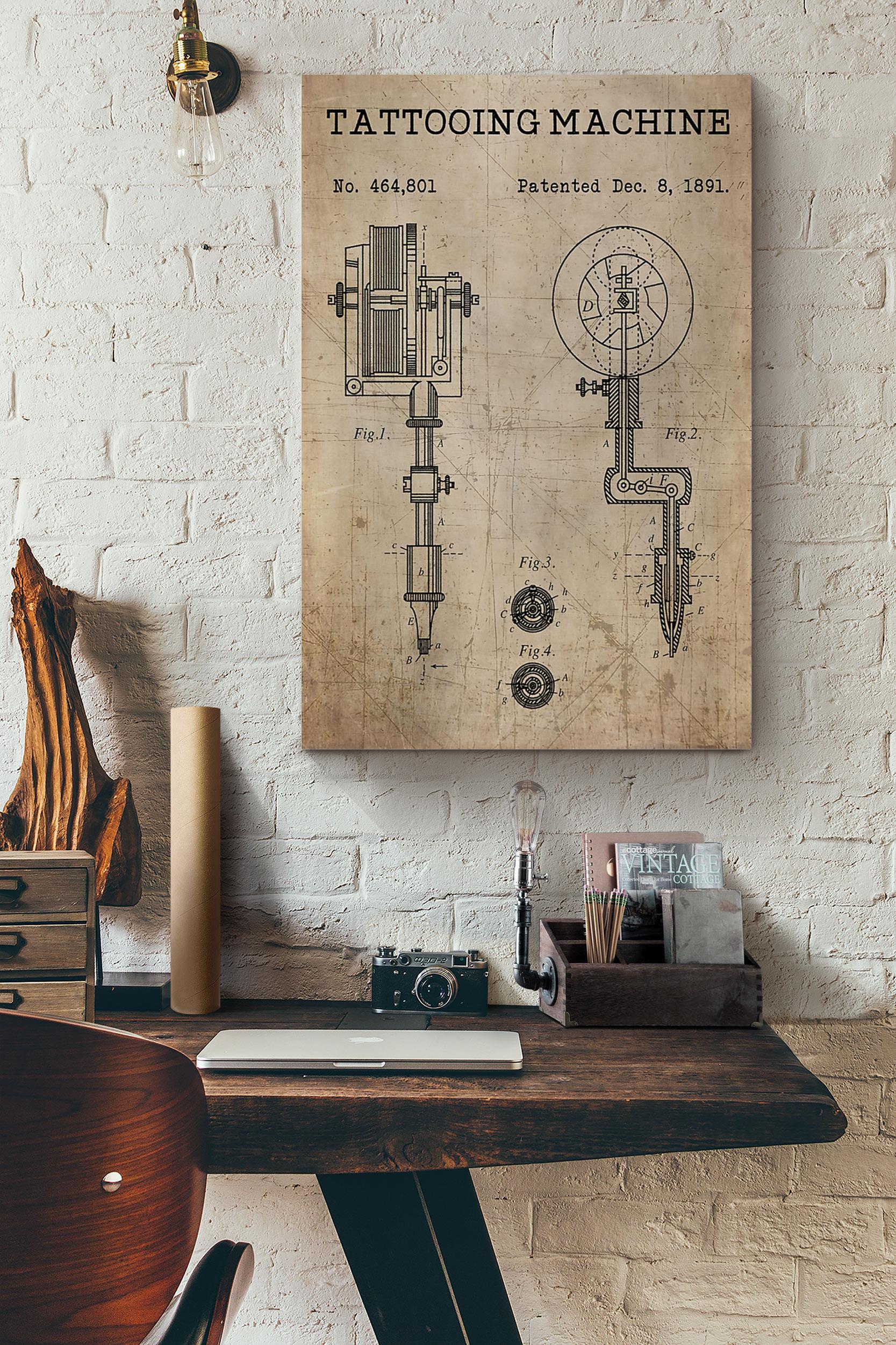 Tattoing Machine Knowledge Poster