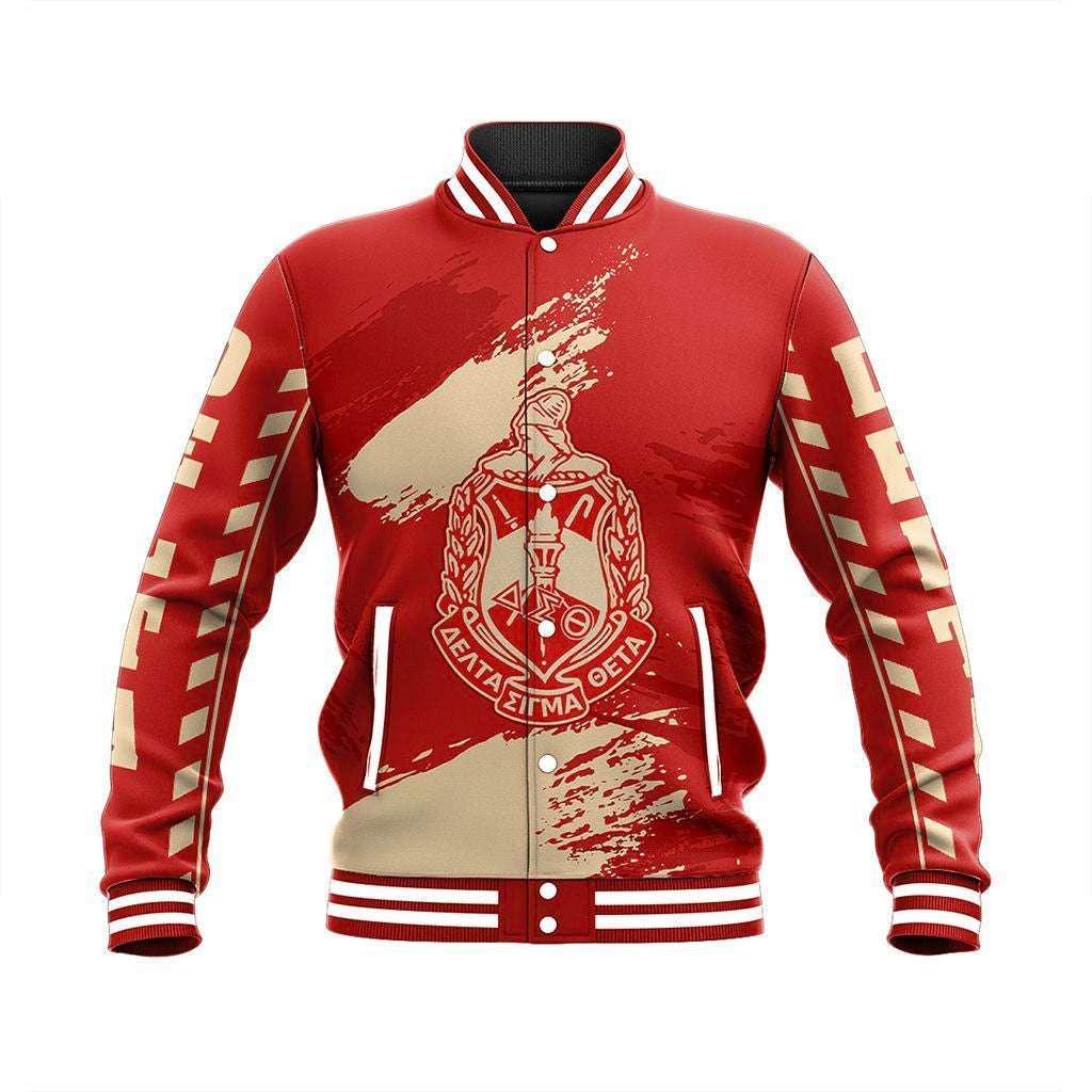 Wonder Print Jacket – Delta Sigma Theta Nineteen Baseball Jacket