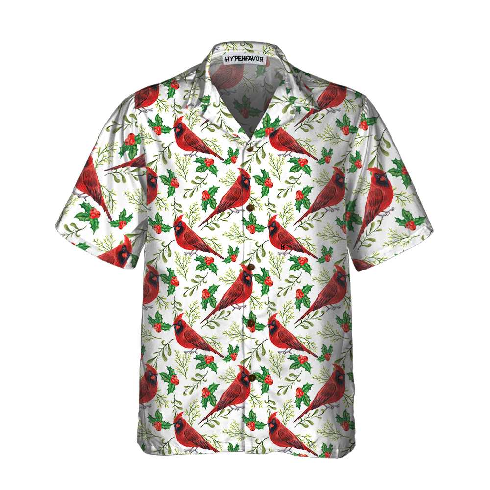 Seamless Christmas Pattern Red Cardinal Hawaii Funny Gift For Ha110128