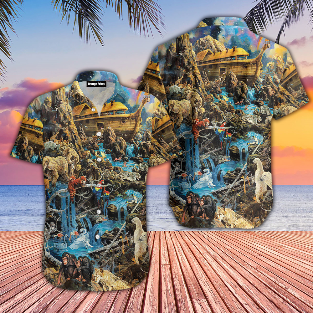 Noah Animals Hawaii Shirt For Men Women Ha106533