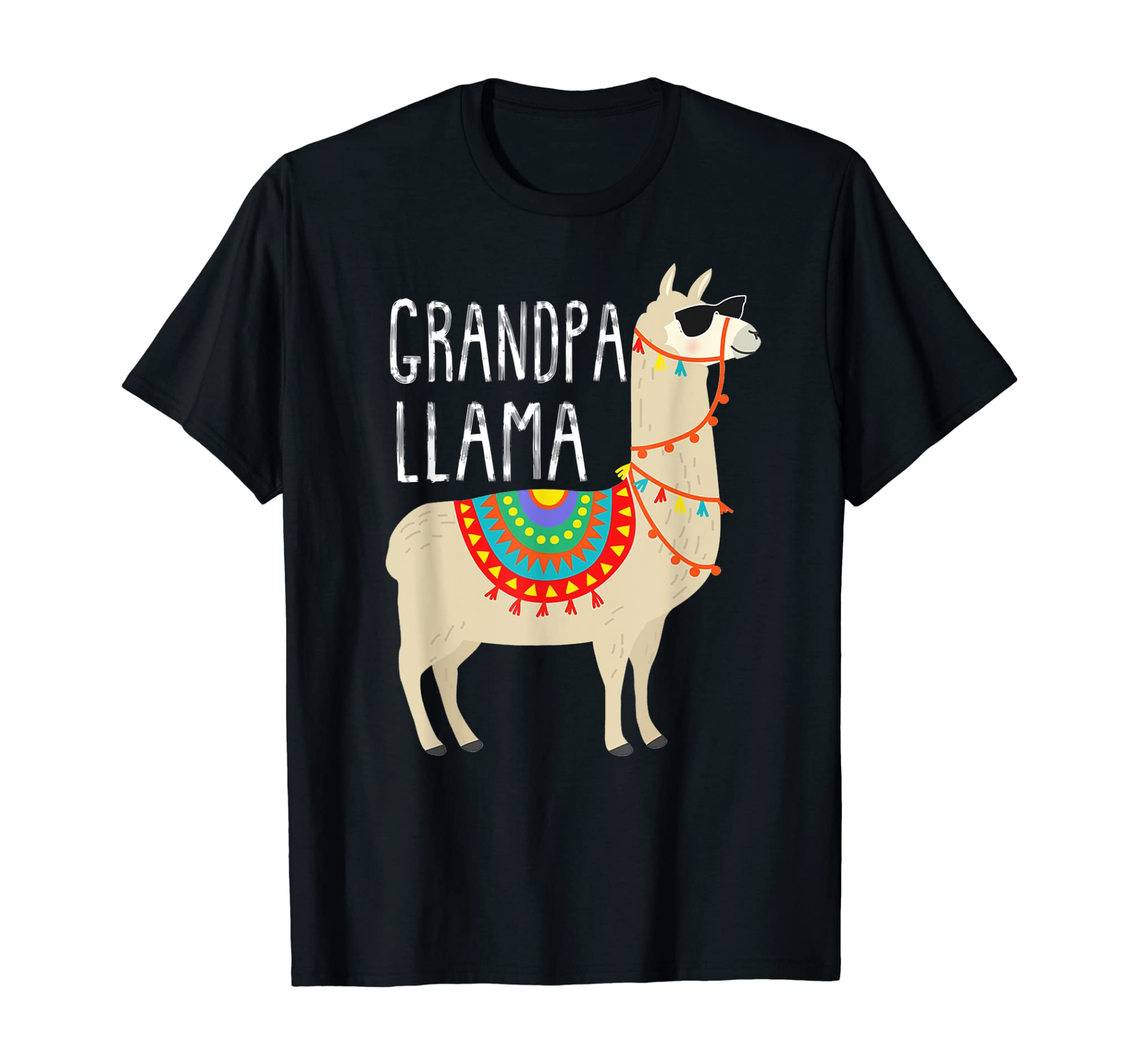 Grandpa Llama Gift Shirt for Men, Grandfather T-Shirt