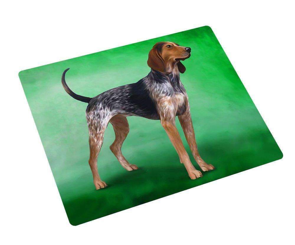 American English Coonhound Dog Art Portrait Print Woven Throw Sherpa Plush Fleece Blanket