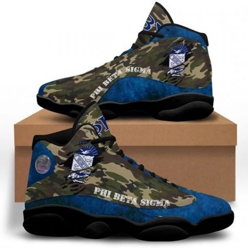 Phi Beta Sigma Camouflage Sneakers