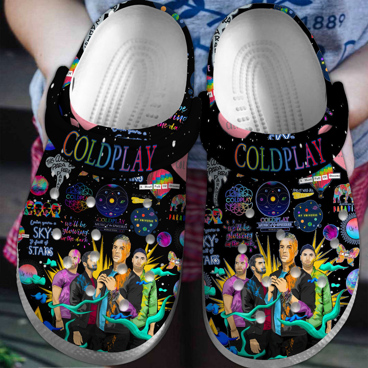 Coldplay Crocss Clogs For Men Women And Kid Uxfidcuj