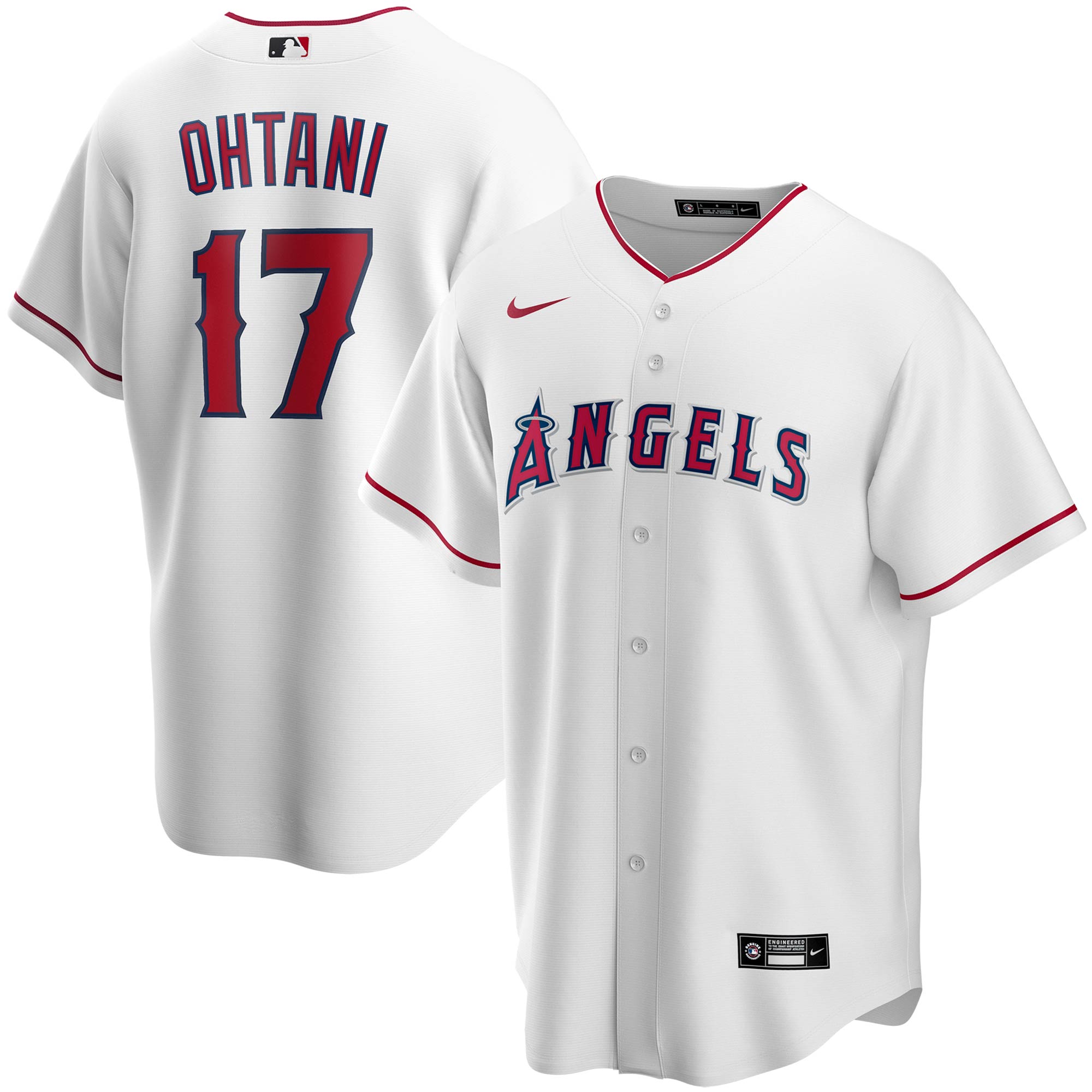 Youth Los Angeles Angels Shohei Ohtani White Alternate Player Jersey