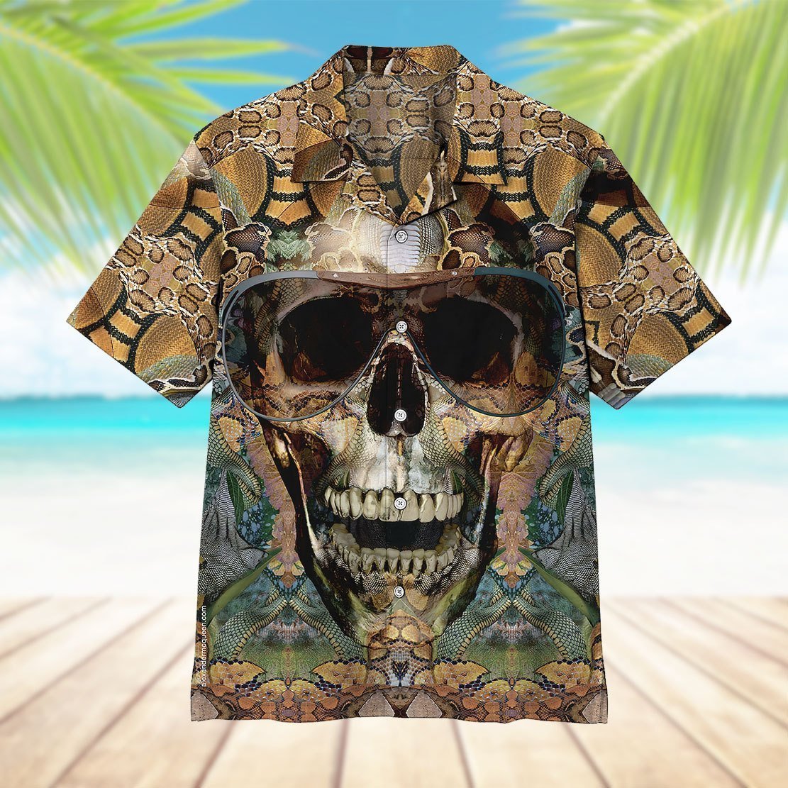 Snake Skull Hawaii Shirt Ha51406