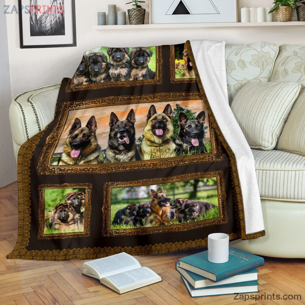 German Shepherd Cute Blanket – Cool Gift Ideas