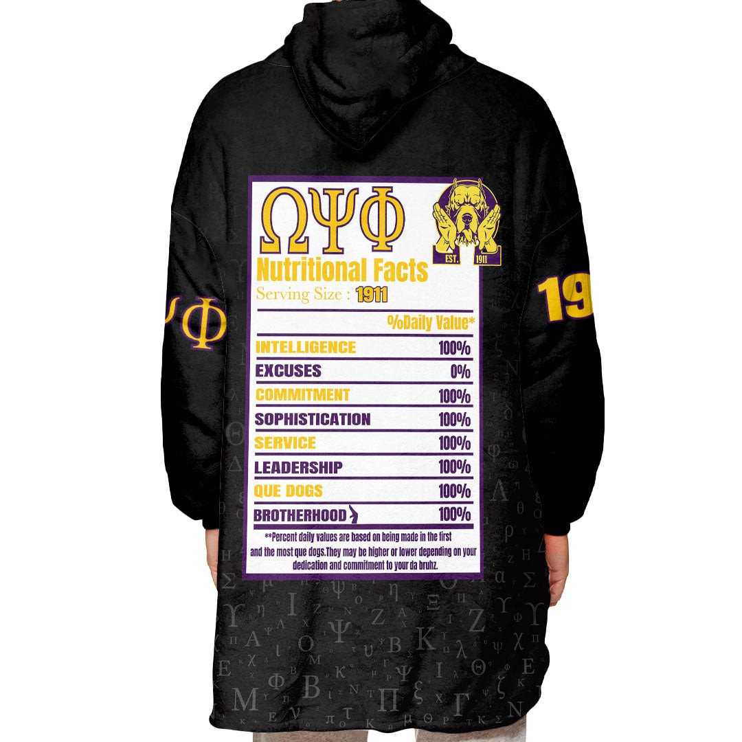 Wonder Print Shop Clothing – Omega Psi Phi Hoodie Dress