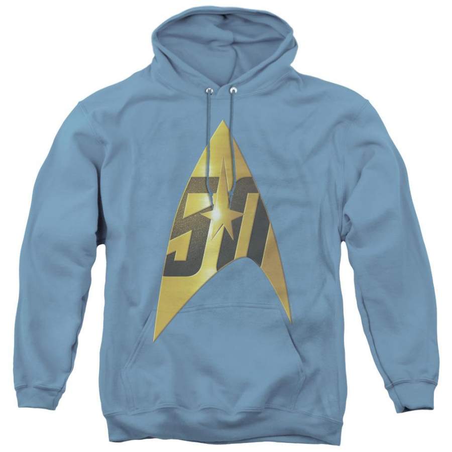 Star Trek 50th Anniversary Delta Men’s Pull-Over 75 25 Poly Hoodie