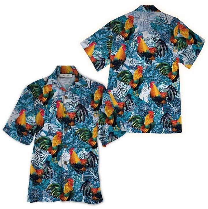 Rooster Hawaii Shirt Unisex Adult Ha43049