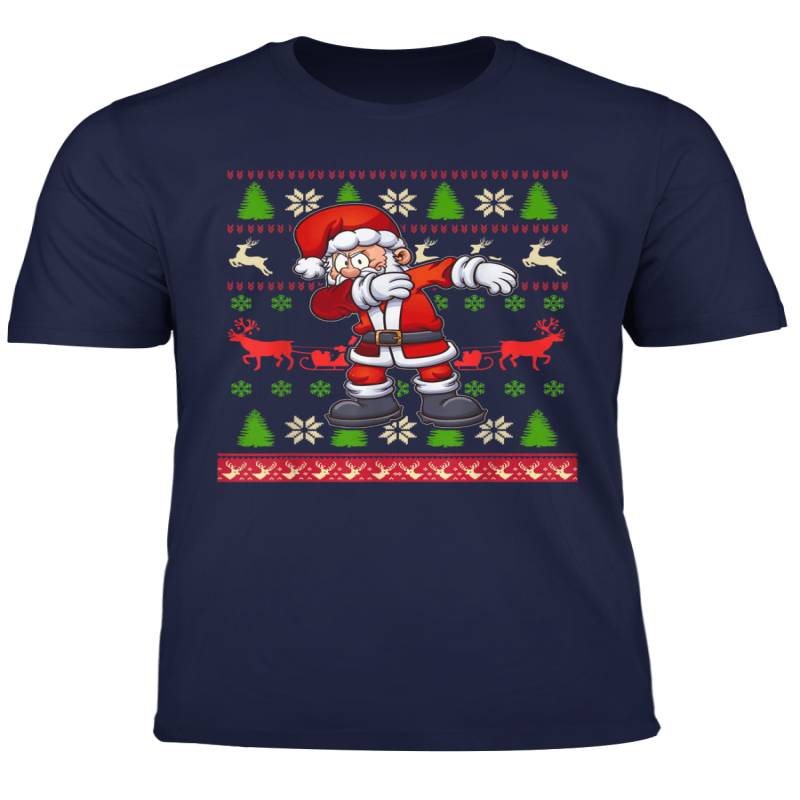 Ugly Christmas Dabbing Weihnachtsmann Dab Santa Weihnachten T Shirt