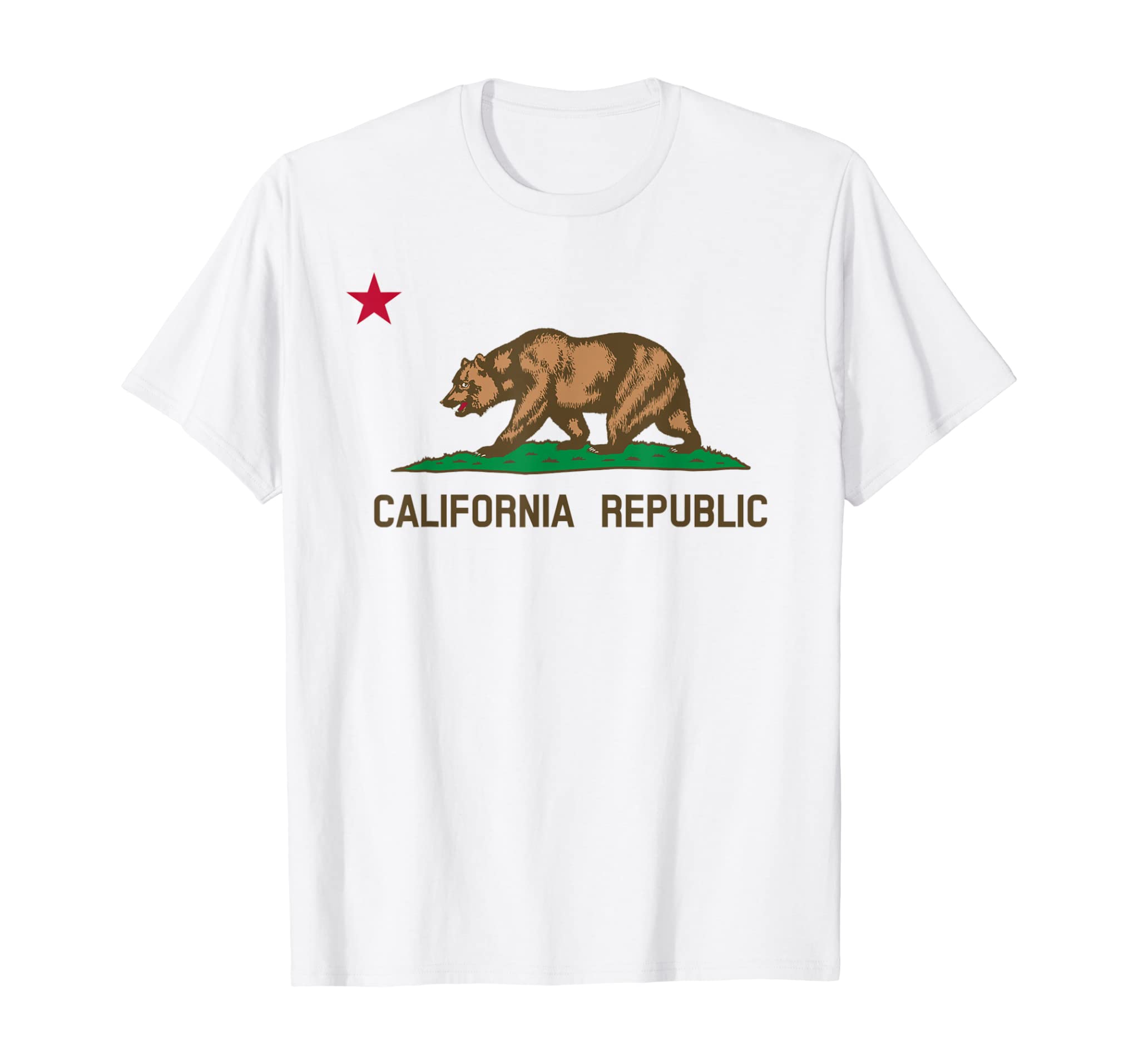 California The Golden State Bear Flag San Francisco T Shirt