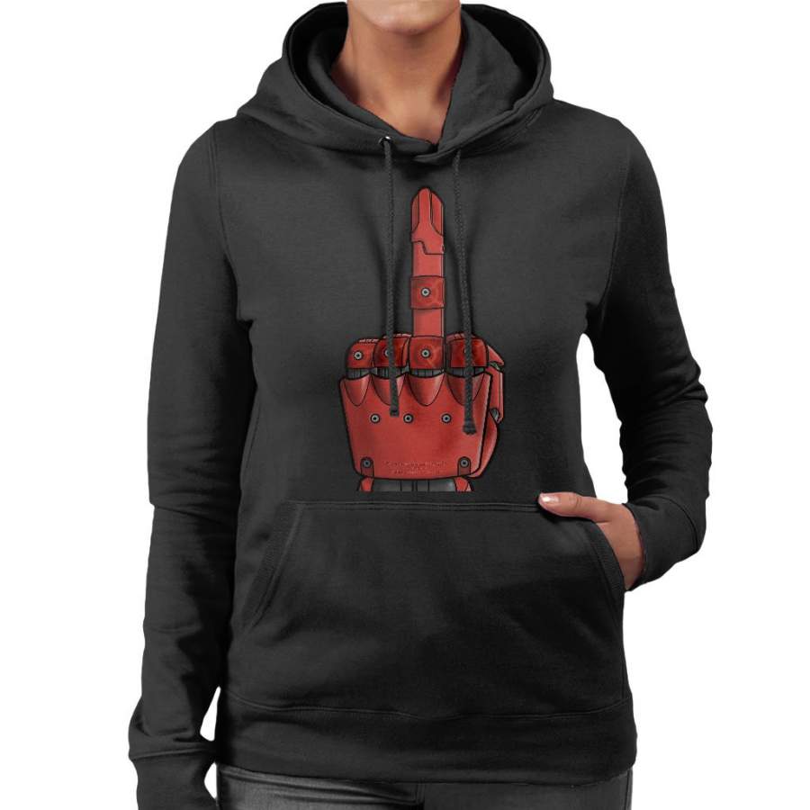 Venom Snake Giving The Finger Metal Gear Solid Women’s Hooded Sweatshirt