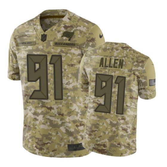 Beau Allen Jersey NFL Camo Tampa Bay Buccaneers