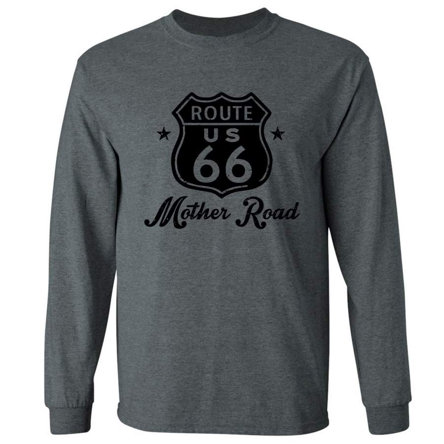 Route 66 Mother Road Adult Long Sleeve T-shirt