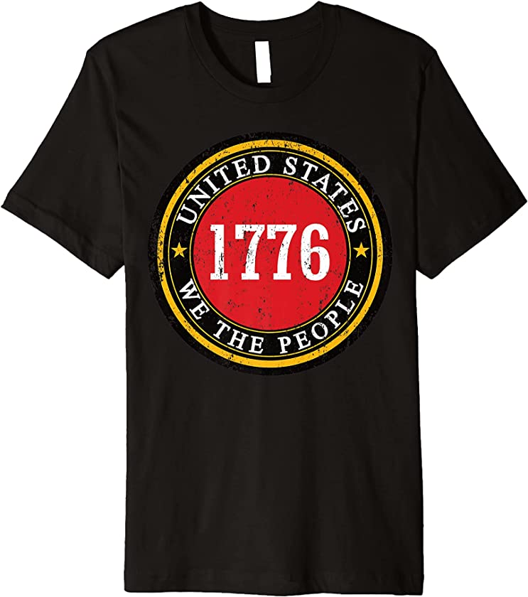 We The People American History 1776 Constitution Day Vintage Premium T-Shirt