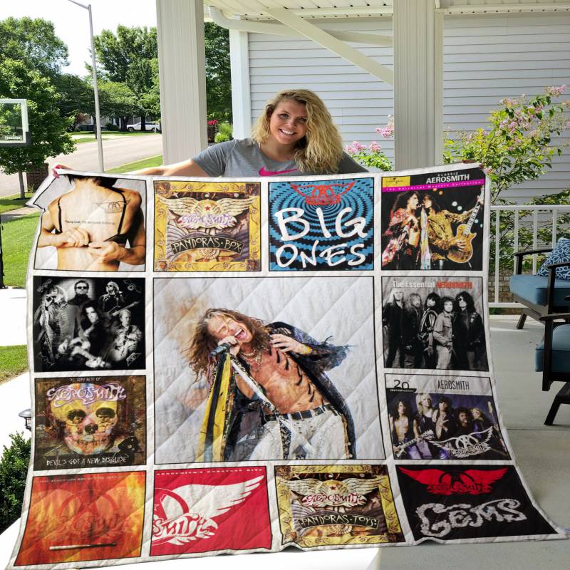 Aerosmith â Steven Tyler Quilt Blanket