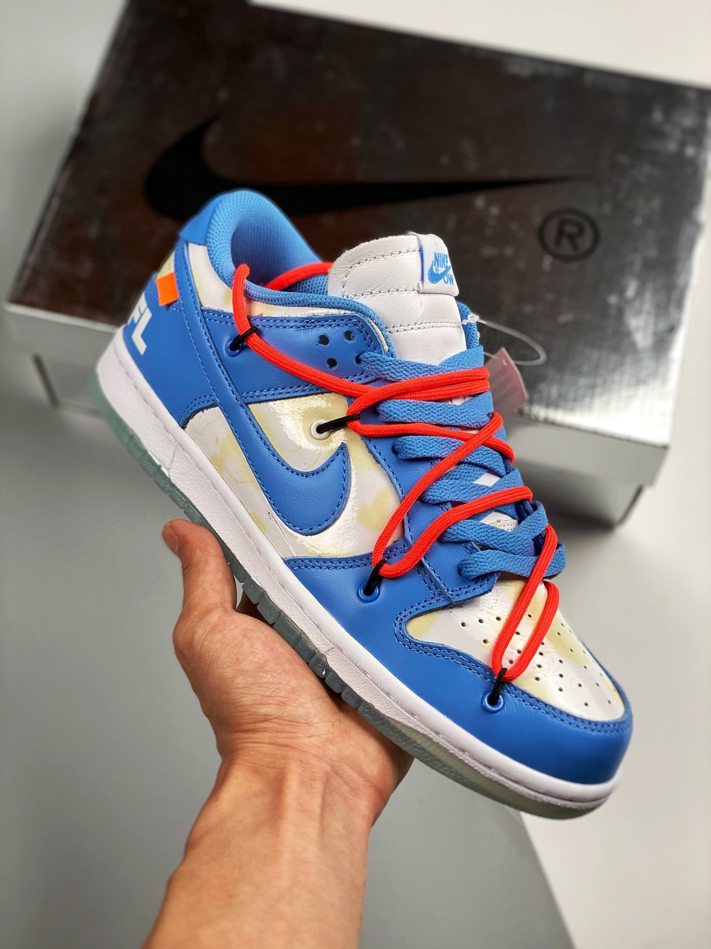 Futura x Off-White x Nike SB Dunk Low UNC 601291