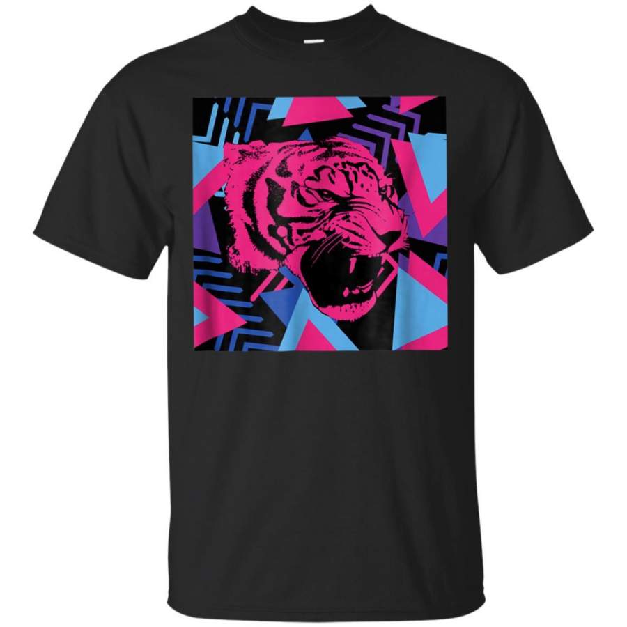 Wild Tiger Geometric Pattern Shirt Casual Hipster graphic Tees