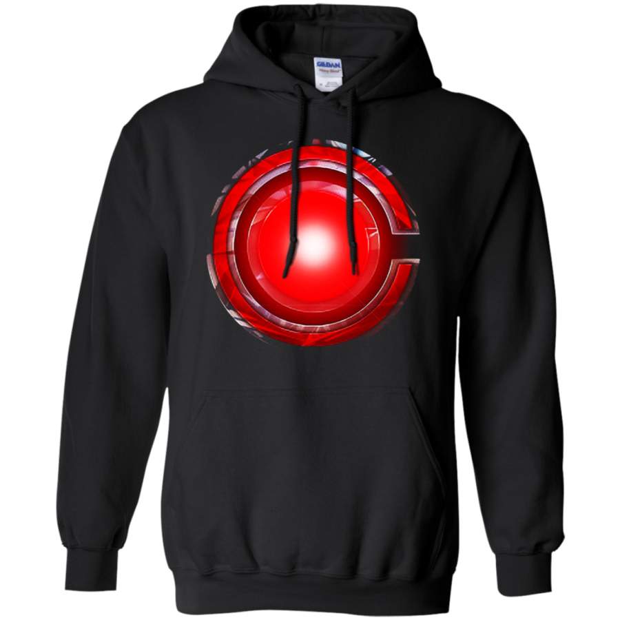 AGR DC Comics 3D Logo Cyborg Justice League Hoodie