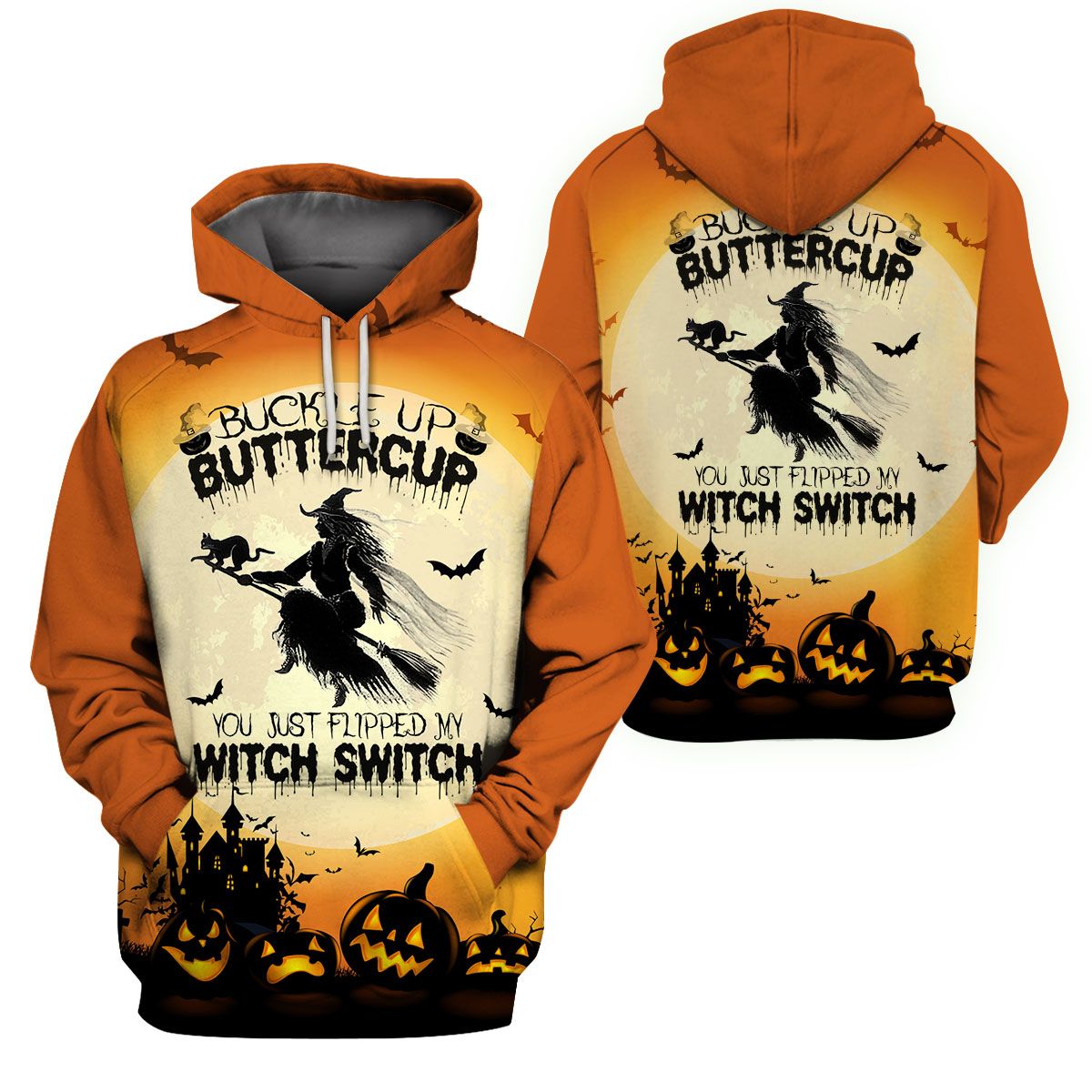 3D All-Over Printed Apparels ‘Halloween Witch’ (Hc-Hg95)