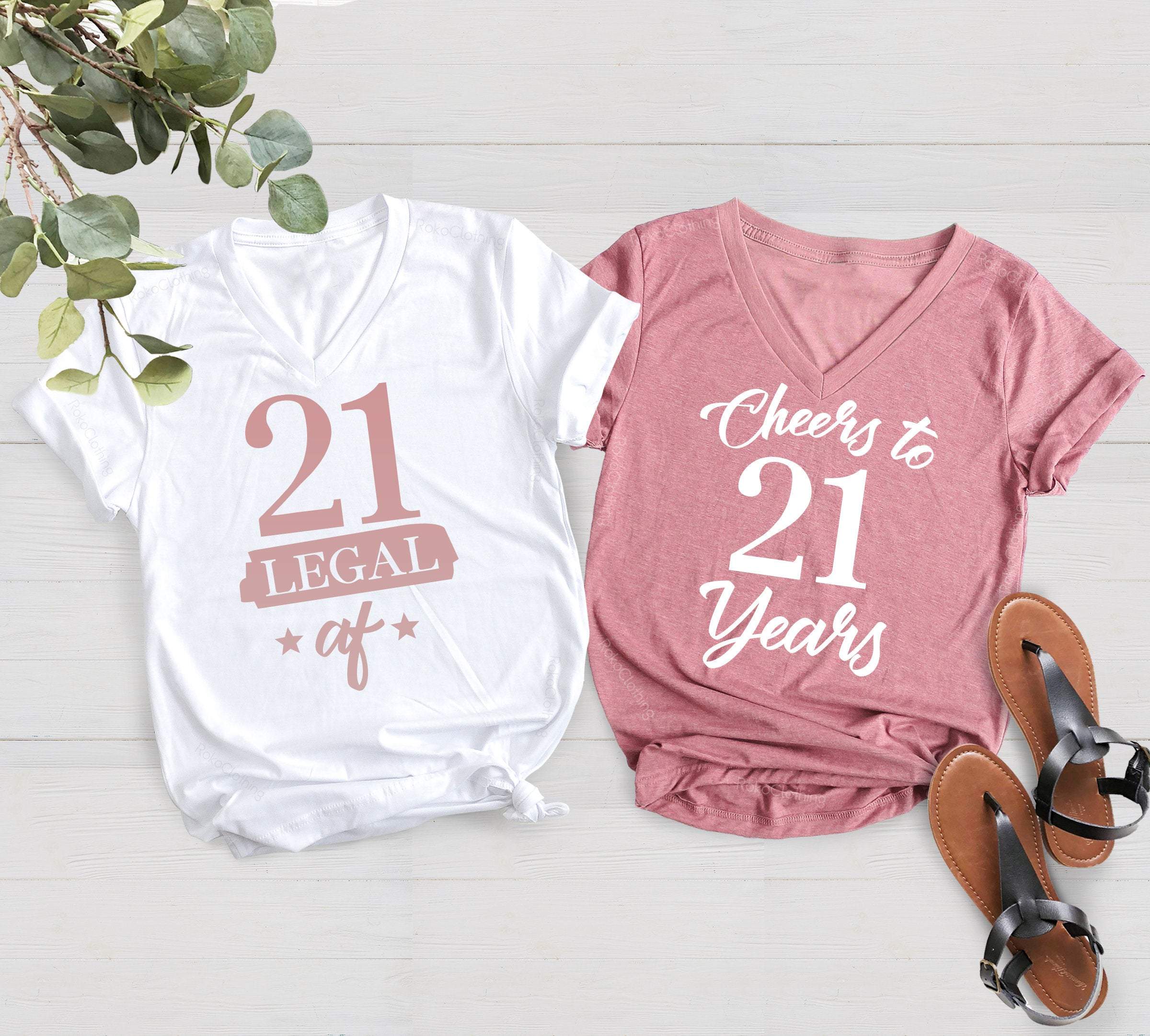 21St Birthday Shirts, Twenty One , Finally Legal, Group Shirts ...