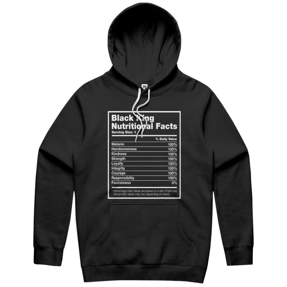 Nutritional Facts Shirt, Nutritional Facts Hoodie, Black King Nutrition Facts Shirt, Black King Nutritional Facts Black History Month Hoodie