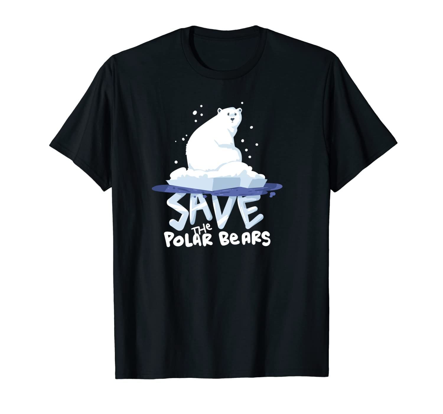 Save The Polar Bears T-Shirt Save Animals Shirt Gift. Pullover Hoodie, T Shirt, Sweatshirt