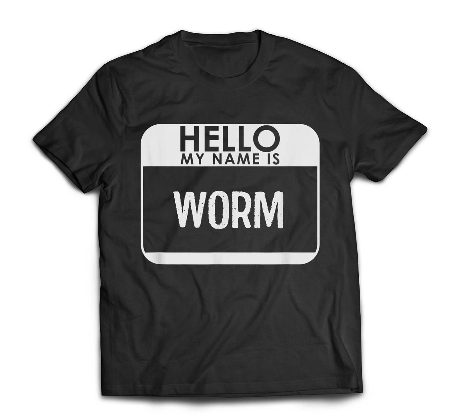 Worm Costume Funny Easy Halloween Outfit Animal T-Shirt