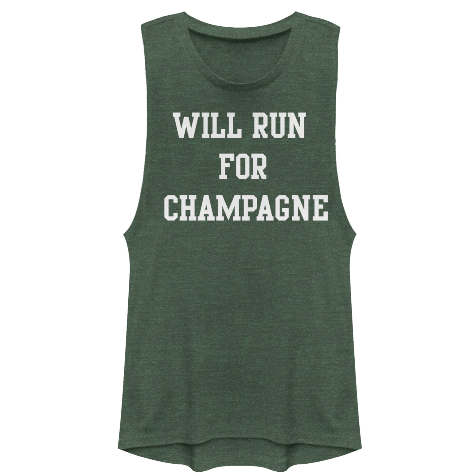 Chin Up Junior’S Will Run For Champagne  Festival Muscle Tee